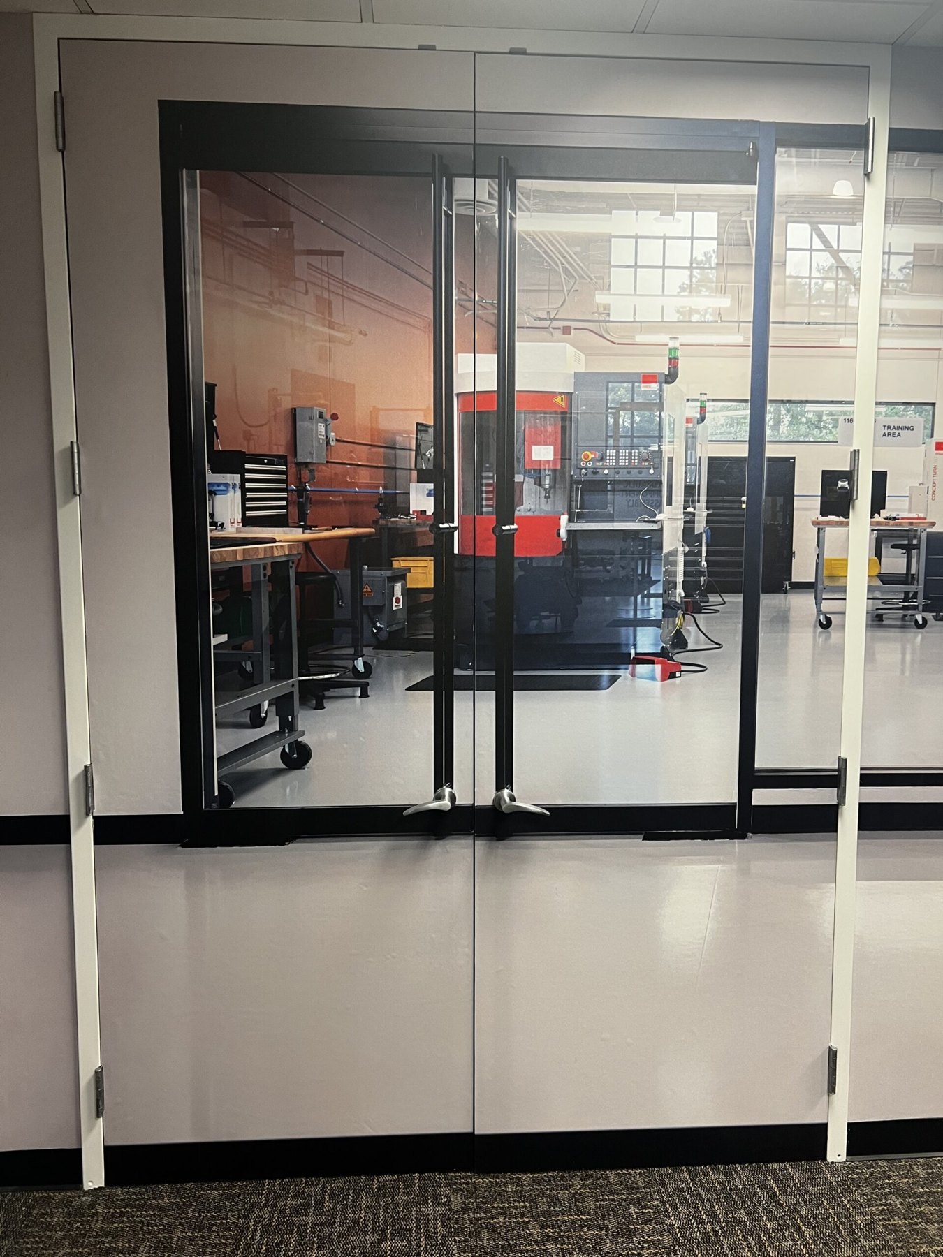 Training-room mural — image 1